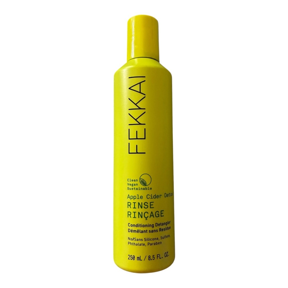 Fekkai Apple Cider Detox Rinse 8.5oz Conditioning Detangler Vegan Sulfate Free